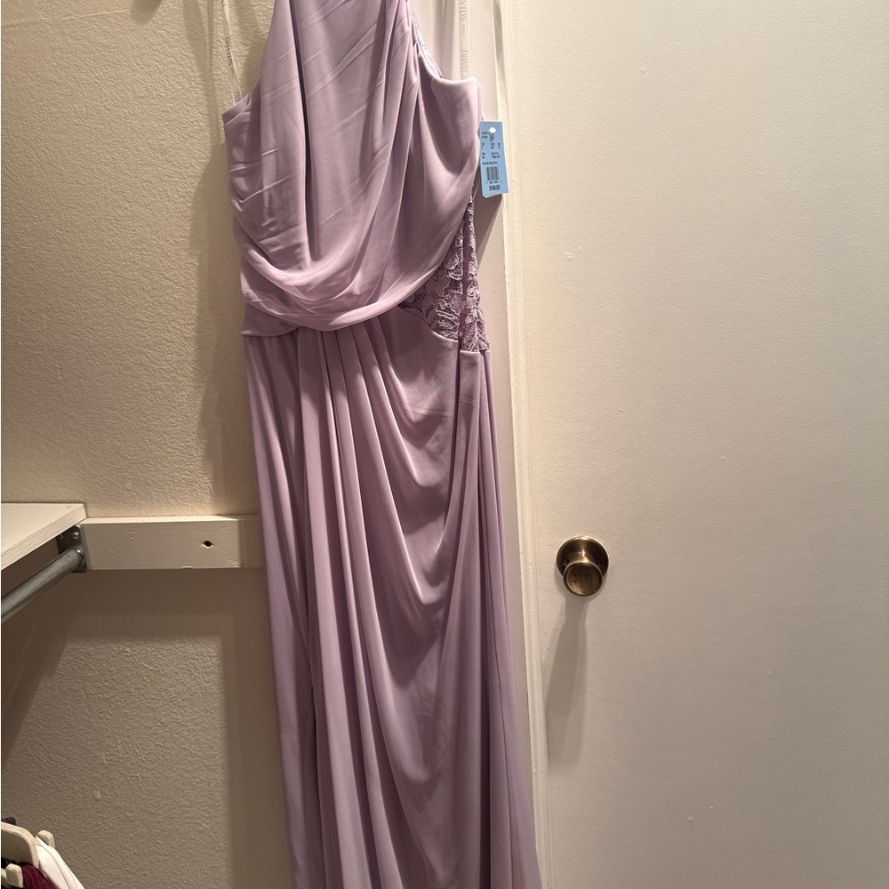 David's Bridal Lavender Wedding Dress